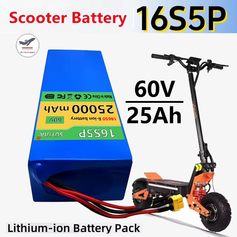 Batería Recargable De Iones De - 60V 30Ah Electric Scooter Battery recension och pris