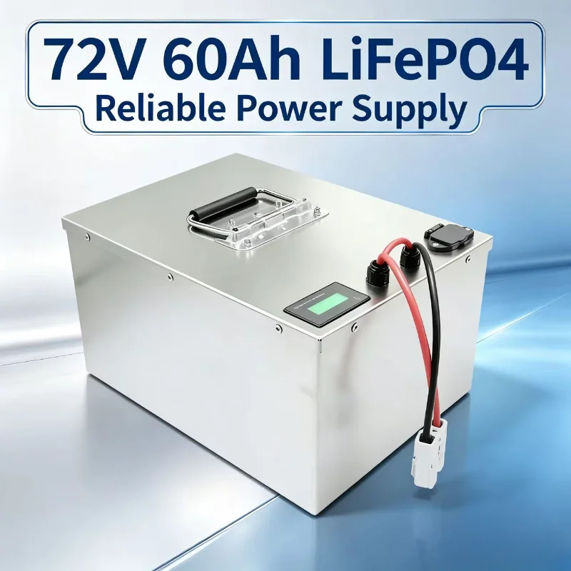 72V LiFePO4 Battery 60Ah, Blue - 72V 60Ah Lifepo4 Battery Pack recension och pris
